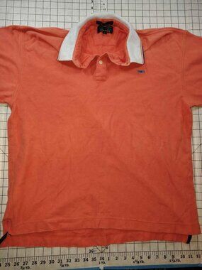 Men's Vintage Alexander Julian Colours Orange Polo Shirt
